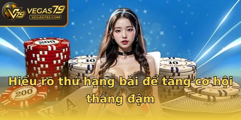 Hiểu rõ thứ hạng bài để tăng cơ hội thắng đậm