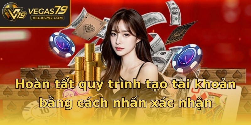 Hoàn tất quy trình tạo tài khoản bằng cách nhấn xác nhận