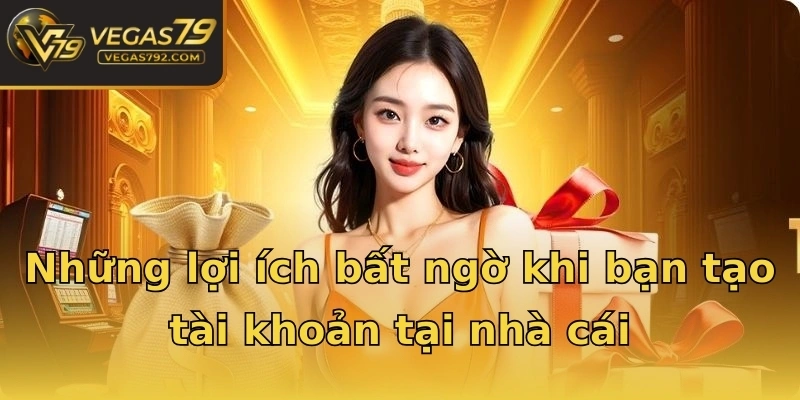 Những lợi ích bất ngờ khi bạn tạo tài khoản tại nhà cái